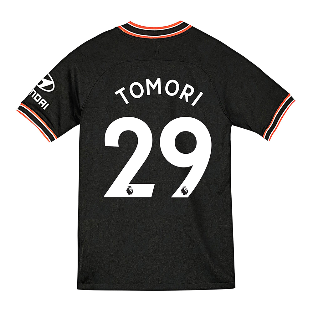 Niño Fikayo Tomori 29 3ª Equipación Negro Camiseta 2019/20 La Camisa Chile