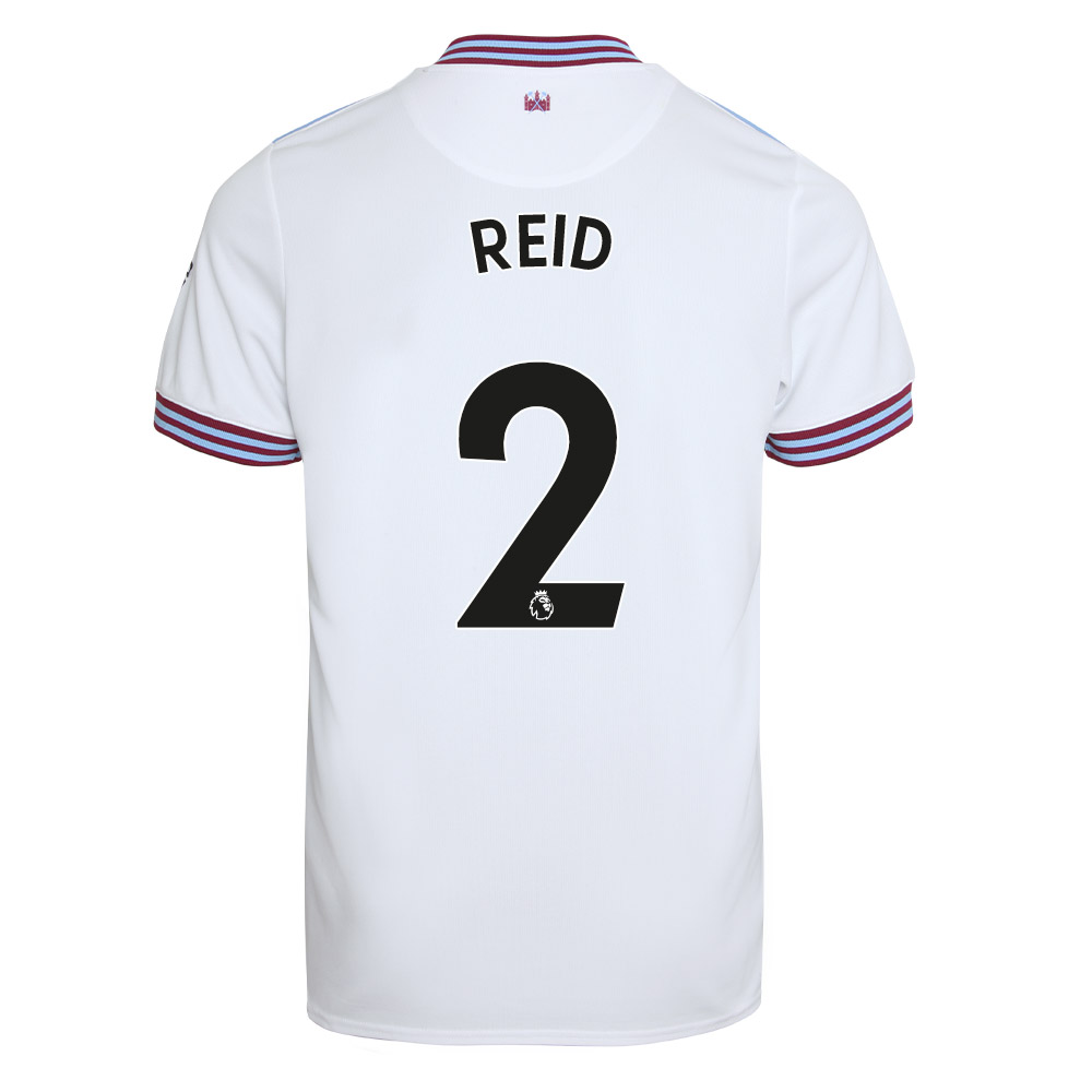 Niño Winston Reid 2 2ª Equipación Blanco Camiseta 2019/20 La Camisa Chile