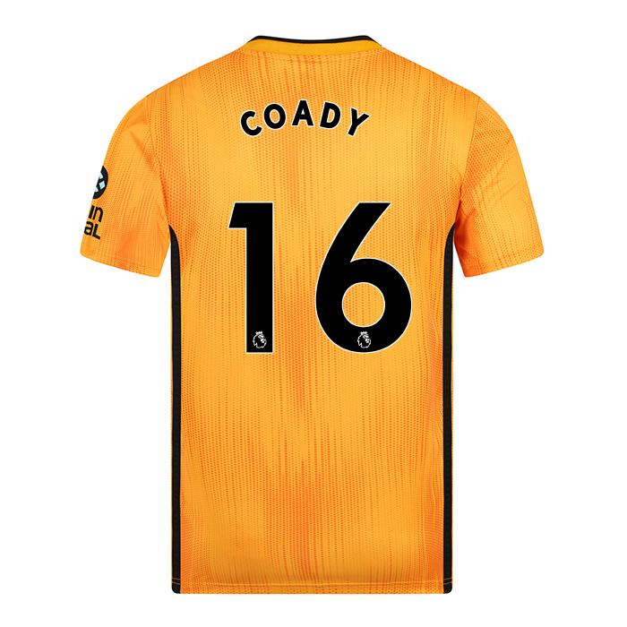 Niño Conor Coady 16 1ª Equipación Amarillo Camiseta 2019/20 La Camisa Chile