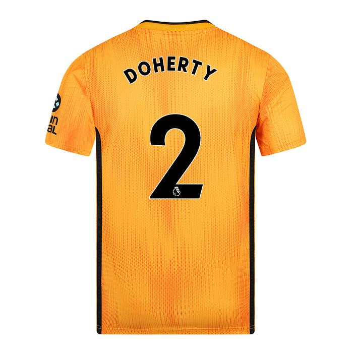 Niño Matt Doherty 2 1ª Equipación Amarillo Camiseta 2019/20 La Camisa Chile