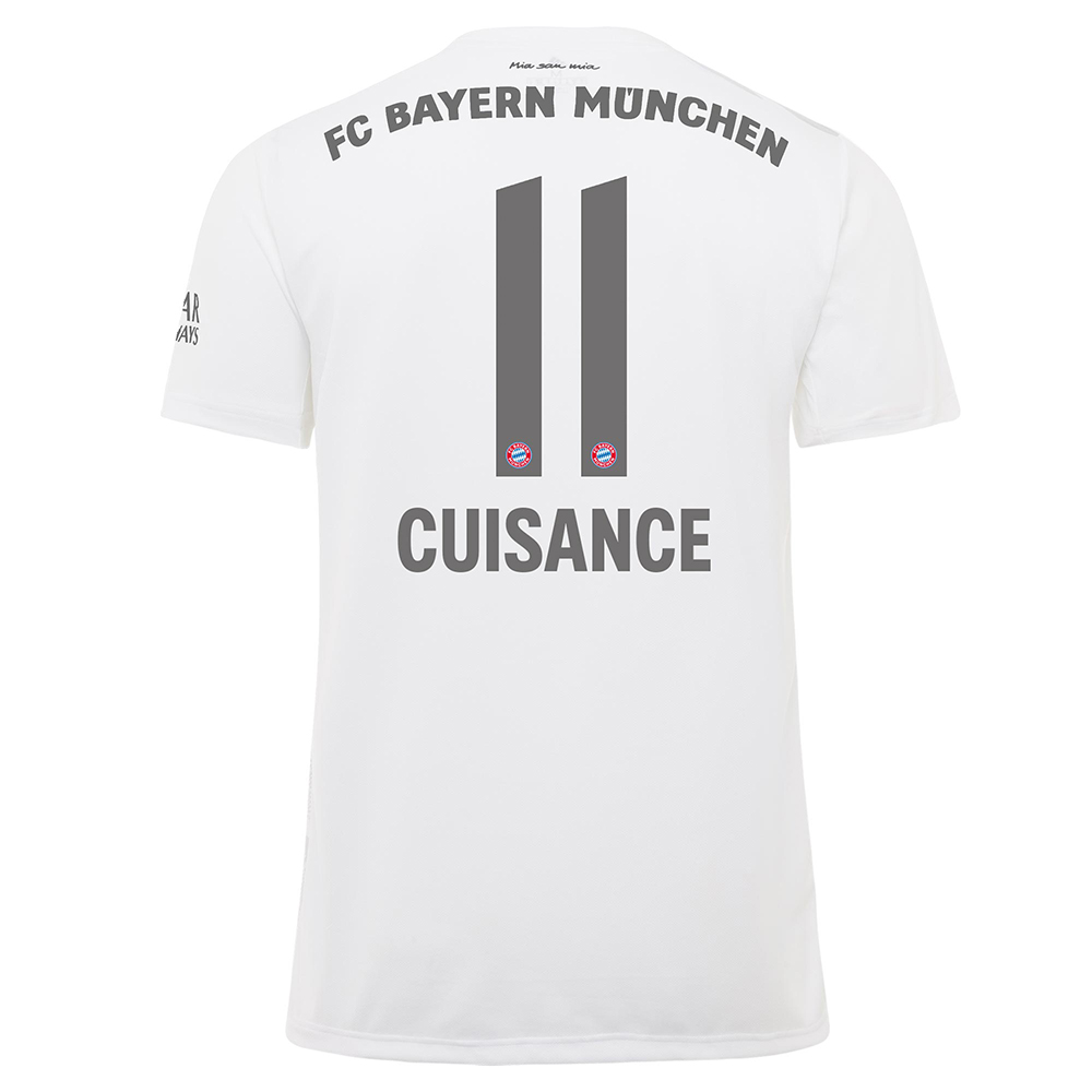 Niño Mickaël Cuisance 11 2ª Equipación Blanco Camiseta 2019/20 La Camisa Chile