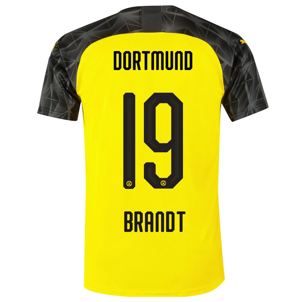 Niño Brandt 19 Memento Amarillo Negro Camiseta 2019/20 La Camisa Chile