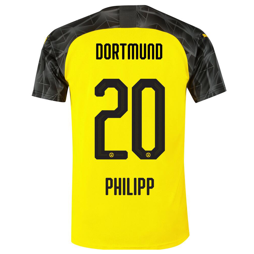 Niño Philipp 20 Memento Amarillo Negro Camiseta 2019/20 La Camisa Chile