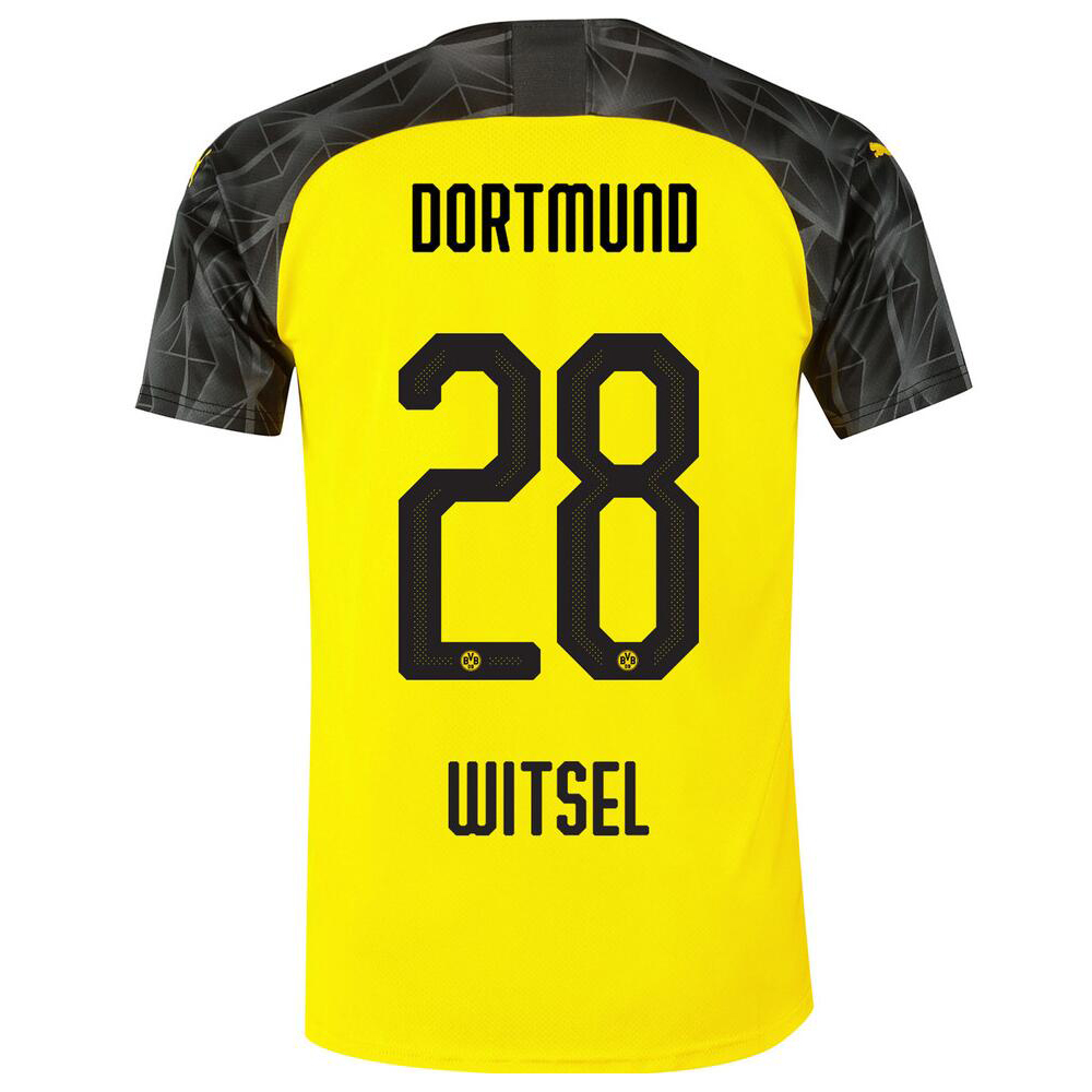 Niño Witsel 28 Memento Amarillo Negro Camiseta 2019/20 La Camisa Chile