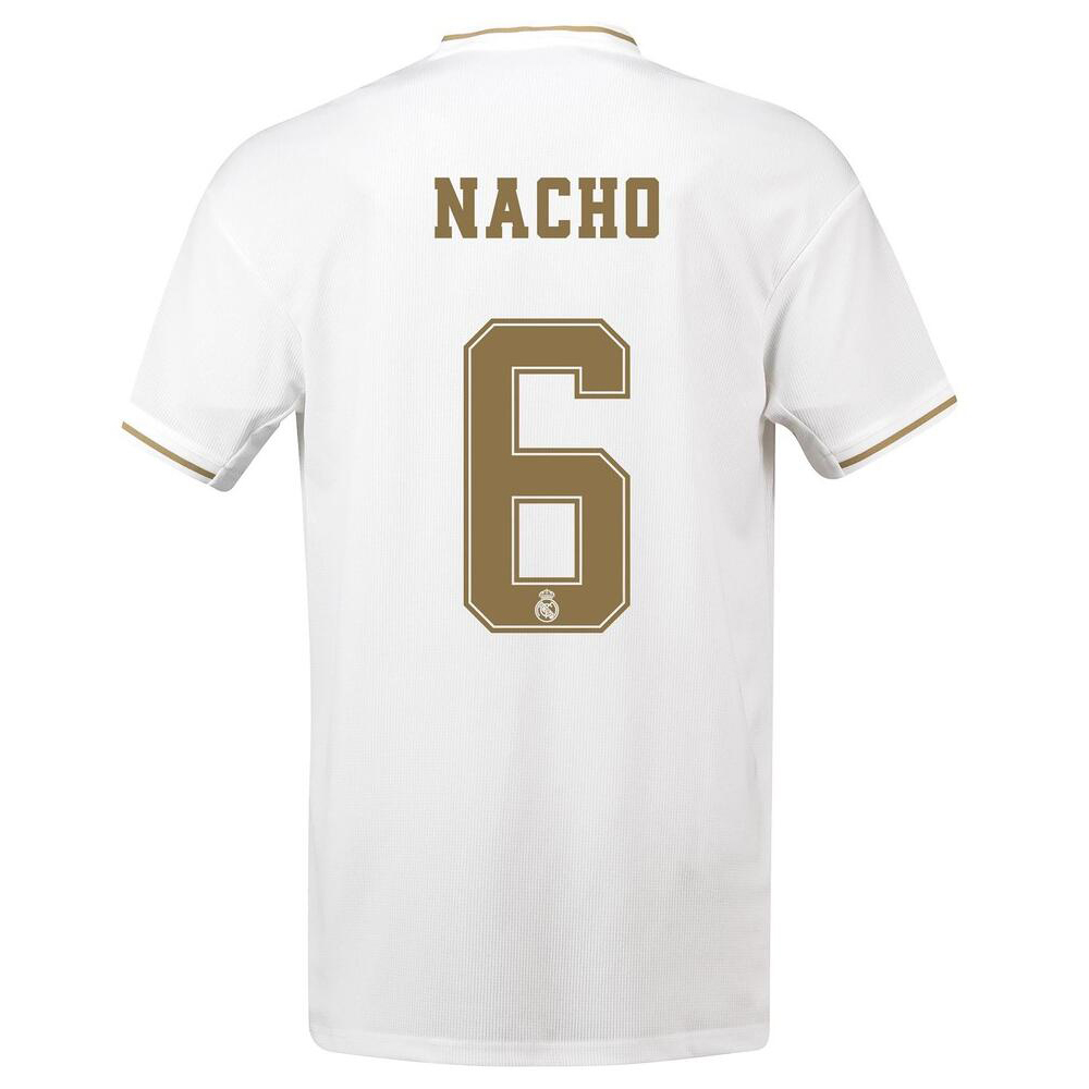 Niño Nacho 6 1ª Equipación Blanco Camiseta 2019/20 La Camisa Chile