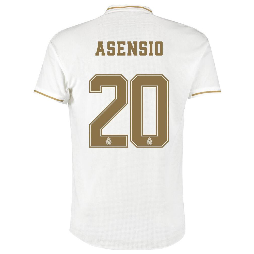 Niño Marco Asensio 20 1ª Equipación Blanco Camiseta 2019/20 La Camisa Chile