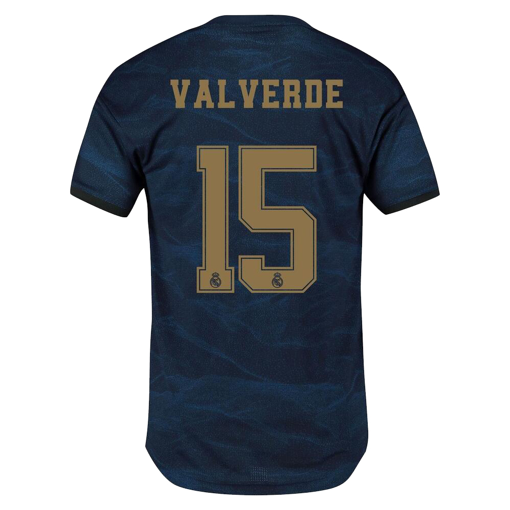 Niño Federico Valverde 15 2ª Equipación Armada Camiseta 2019/20 La Camisa Chile