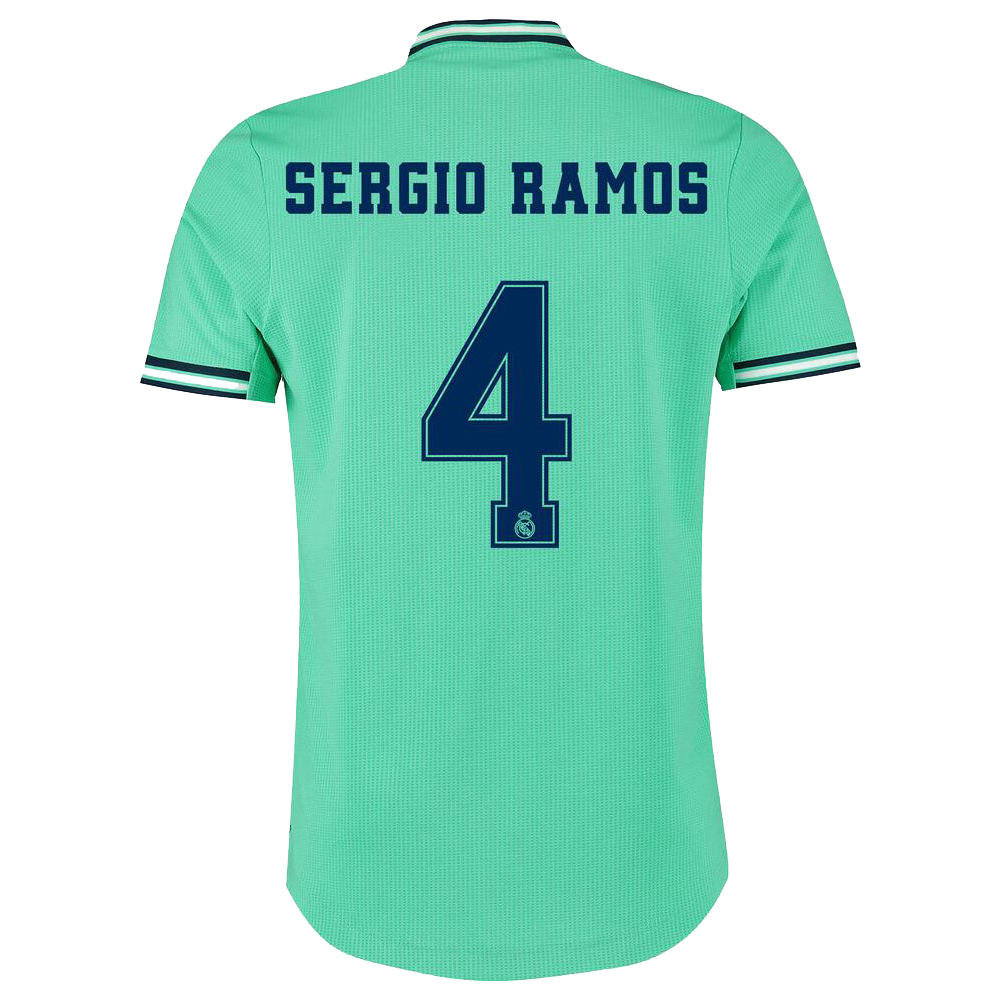 Niño Sergio Ramos 4 3ª Equipación Verde Camiseta 2019/20 La Camisa Chile