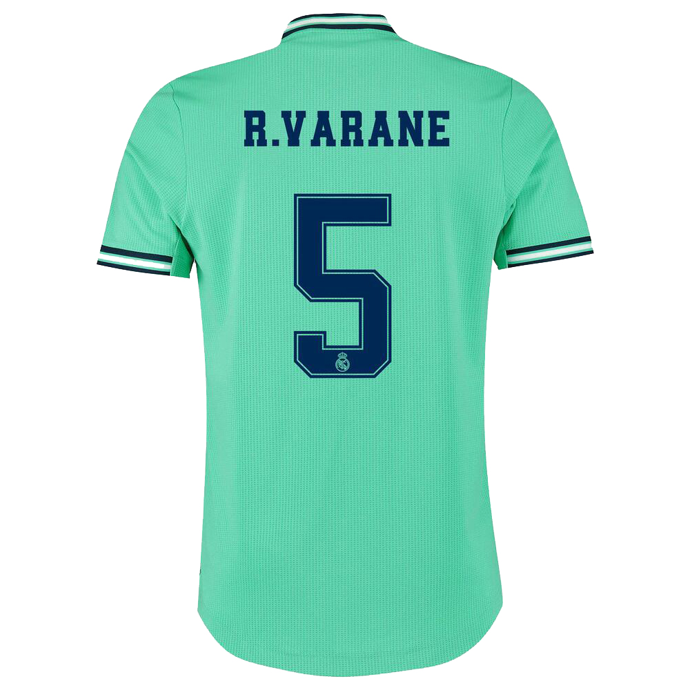 Niño Raphael Varane 5 3ª Equipación Verde Camiseta 2019/20 La Camisa Chile