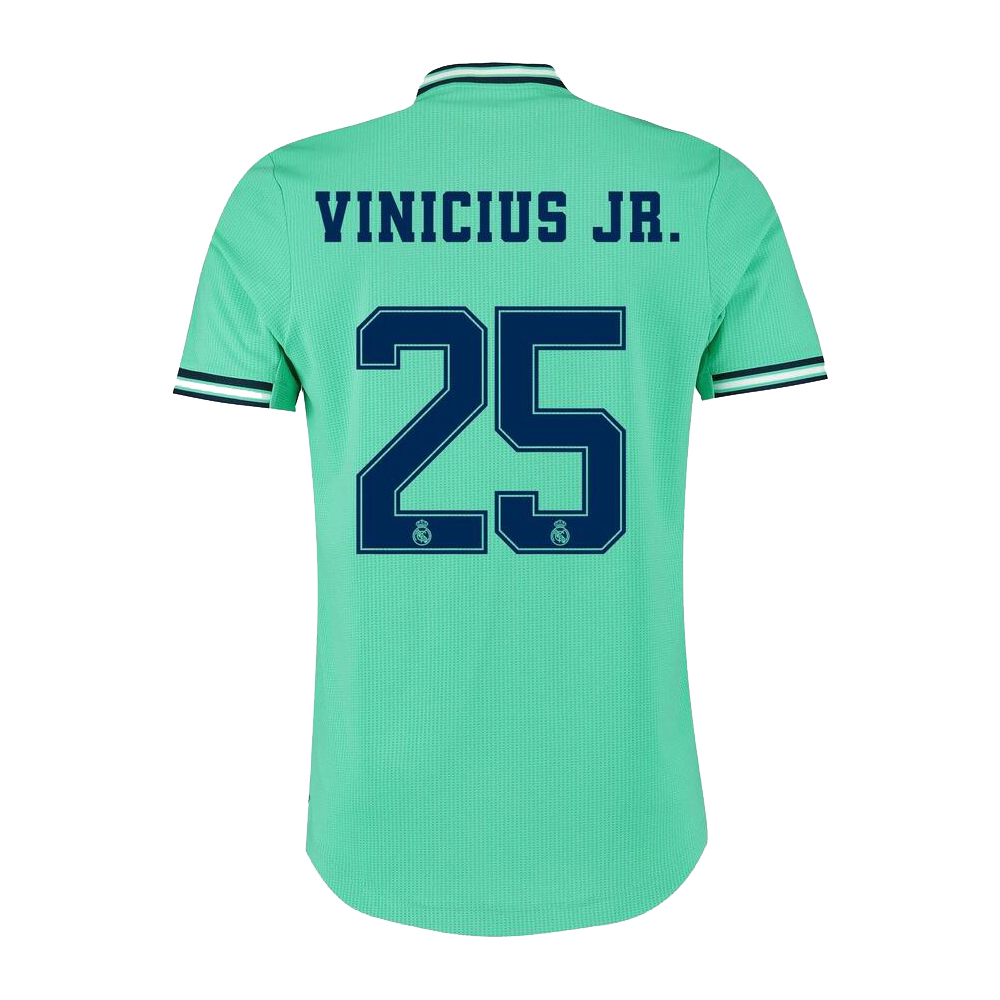 Niño Vinicius Jr 25 3ª Equipación Verde Camiseta 2019/20 La Camisa Chile