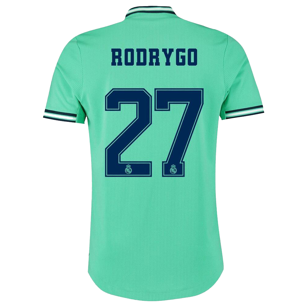 Niño Rodrygo 27 3ª Equipación Verde Camiseta 2019/20 La Camisa Chile