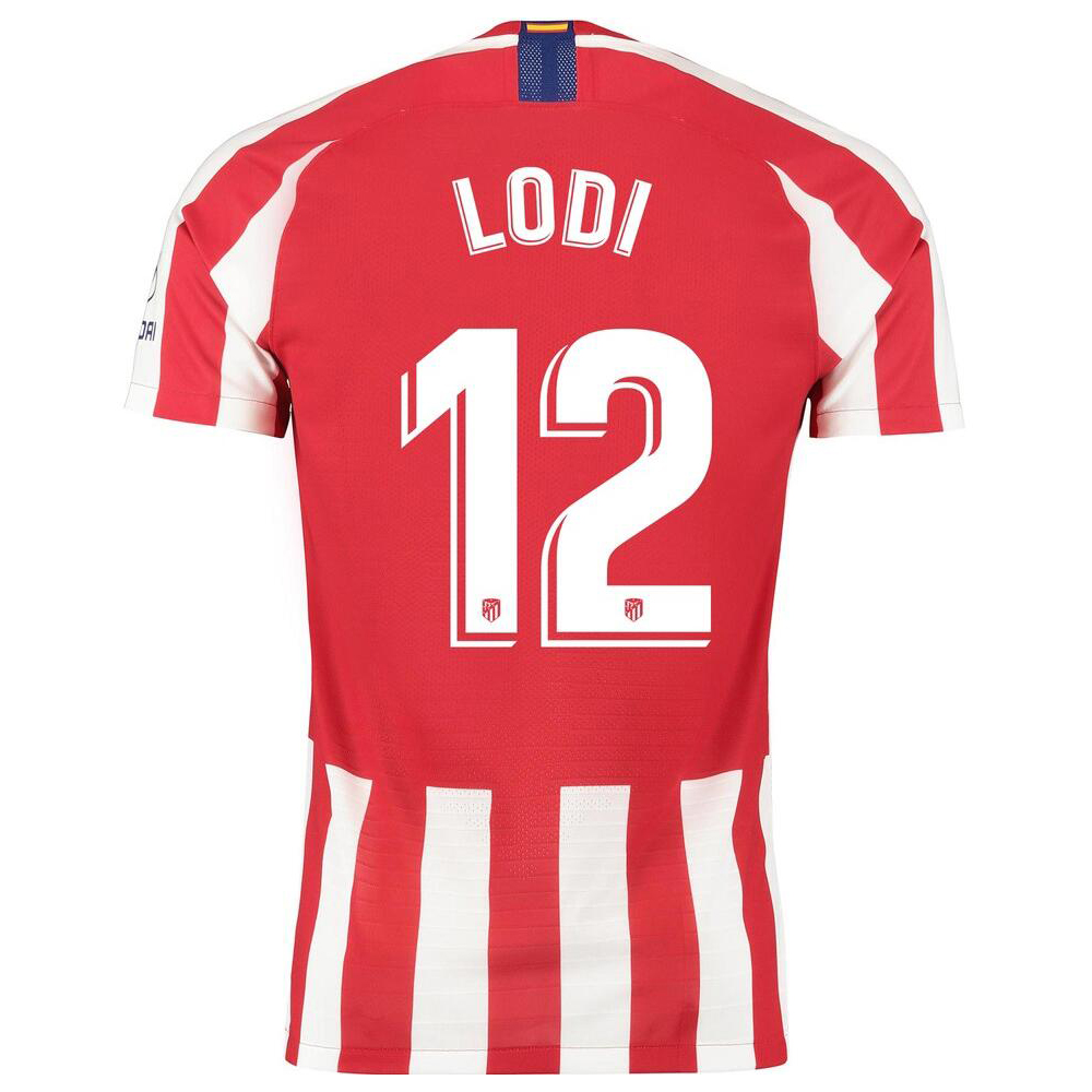 Niño Renan Lodi 12 1ª Equipación Rojo Camiseta 2019/20 La Camisa Chile