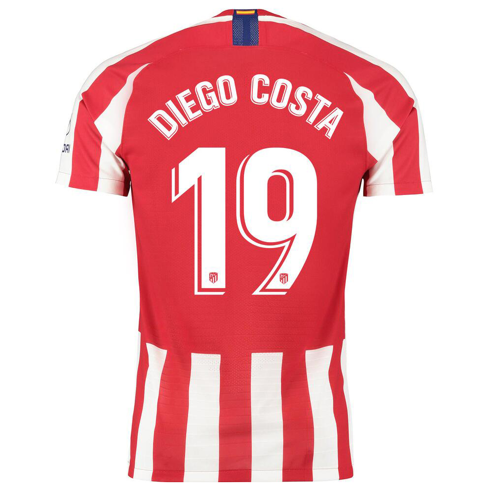 Niño Diego Costa 19 1ª Equipación Rojo Camiseta 2019/20 La Camisa Chile