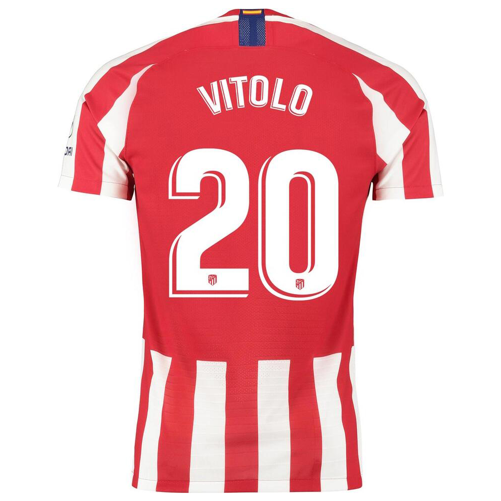 Niño Vitolo 20 1ª Equipación Rojo Camiseta 2019/20 La Camisa Chile