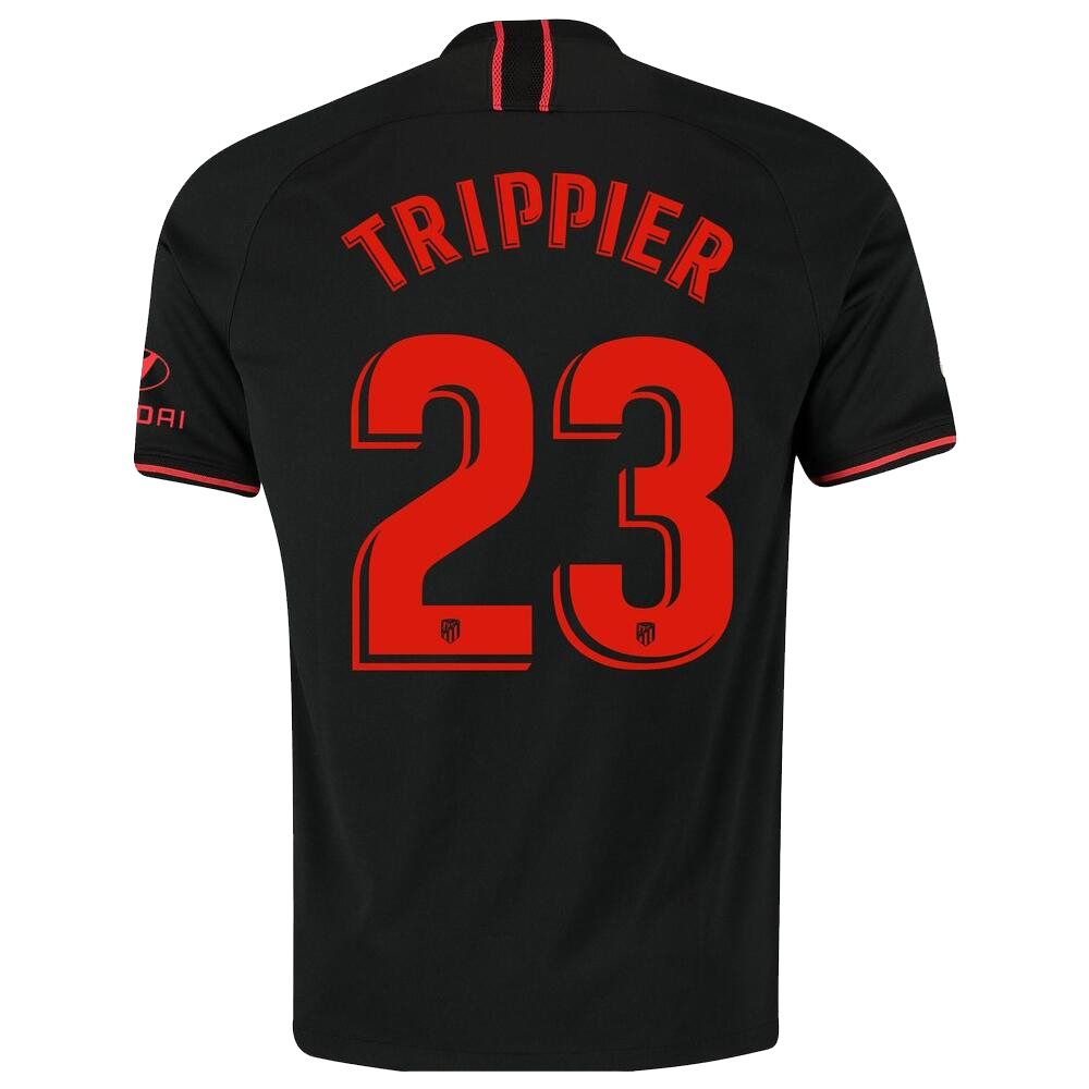 Niño Kieran Trippier 23 2ª Equipación Negro Camiseta 2019/20 La Camisa Chile