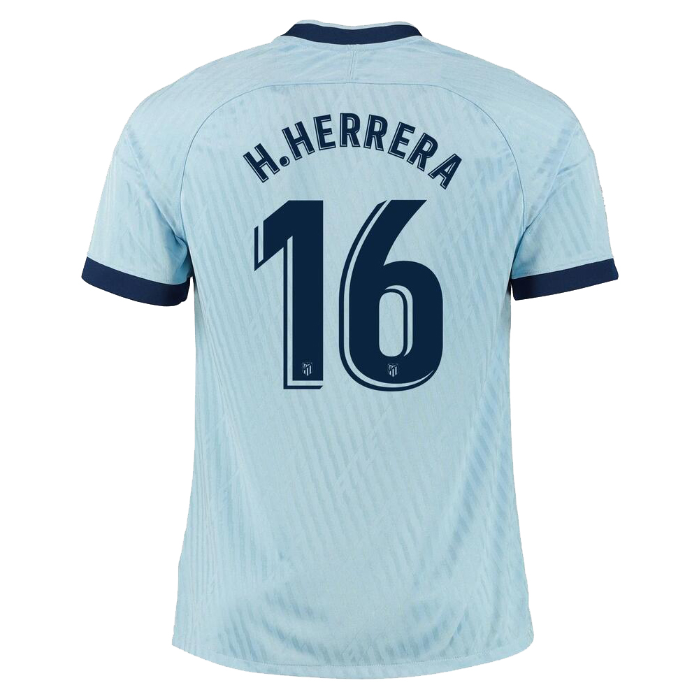 Niño Hector Herrera 16 3ª Equipación Azul Camiseta 2019/20 La Camisa Chile