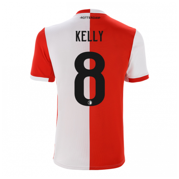 Niño Liam Kelly 8 1ª Equipación Rojo Blanco Camiseta 2019/20 La Camisa Chile