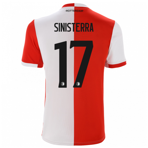 Niño Luis Sinisterra 17 1ª Equipación Rojo Blanco Camiseta 2019/20 La Camisa Chile