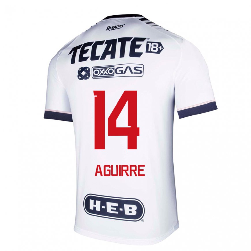 Kandiny Hombre Camiseta Erick Aguirre #14 Espacio En Blanco 1ª Equipación 2022/23 La Camisa Chile