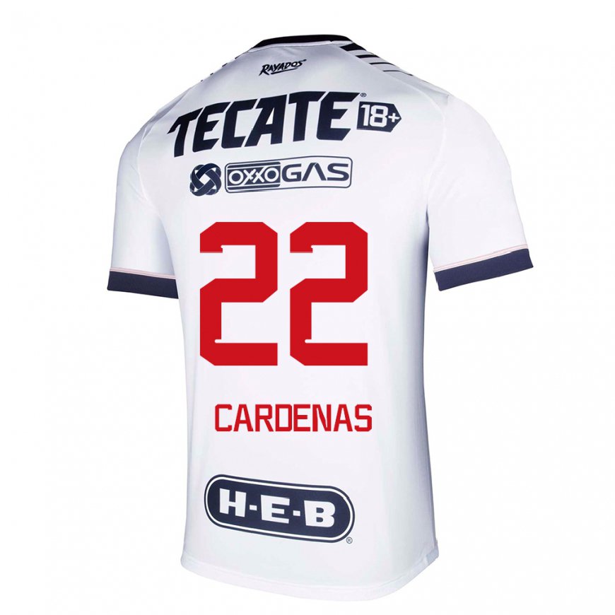 Kandiny Hombre Camiseta Luis Cardenas #22 Espacio En Blanco 1ª Equipación 2022/23 La Camisa Chile