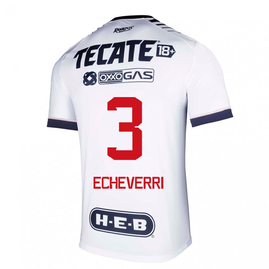 Kandiny Hombre Camiseta Isabella Echeverri #3 Espacio En Blanco 1ª Equipación 2022/23 La Camisa Chile