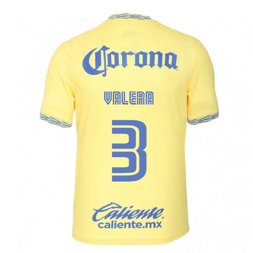 Kandiny Hombre Camiseta Selene Valera #3 Limon Amarillo 1ª Equipación 2022/23 La Camisa Chile