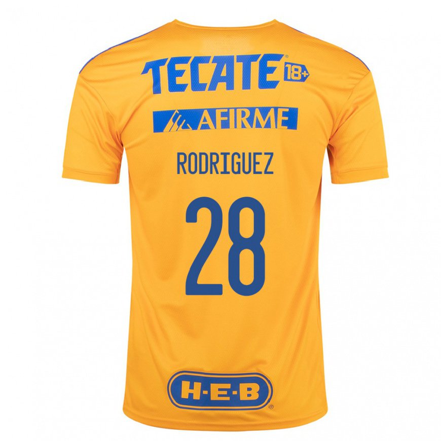 Kandiny Hombre Camiseta Luis Rodriguez #28 Abejorro Amarillo 1ª Equipación 2022/23 La Camisa Chile