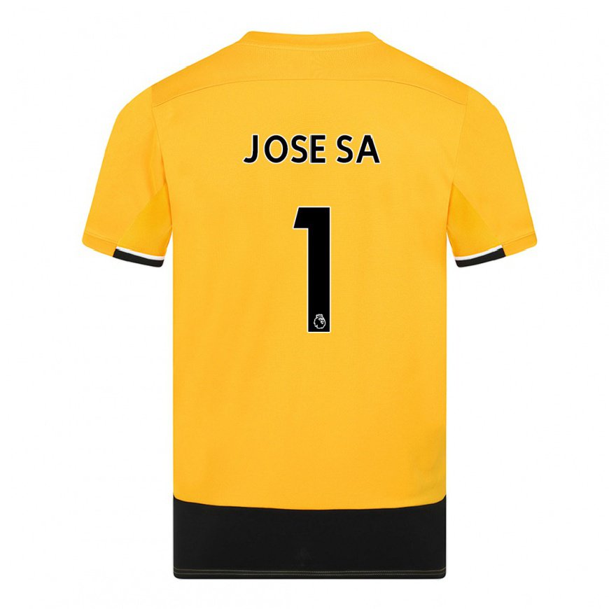 Kandiny Hombre Camiseta Jose Sa #1 Amarillo Negro 1ª Equipación 2022/23 La Camisa Chile