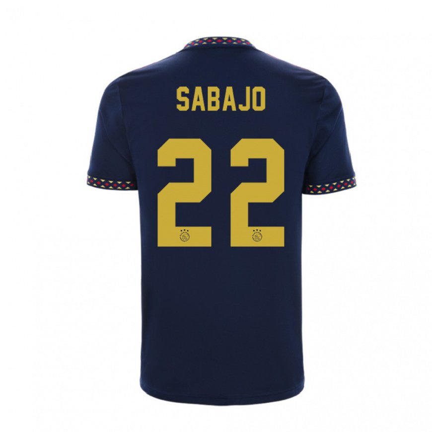 Kandiny Hombre Camiseta Quinty Sabajo #22 Azul Oscuro 2ª Equipación 2022/23 La Camisa Chile