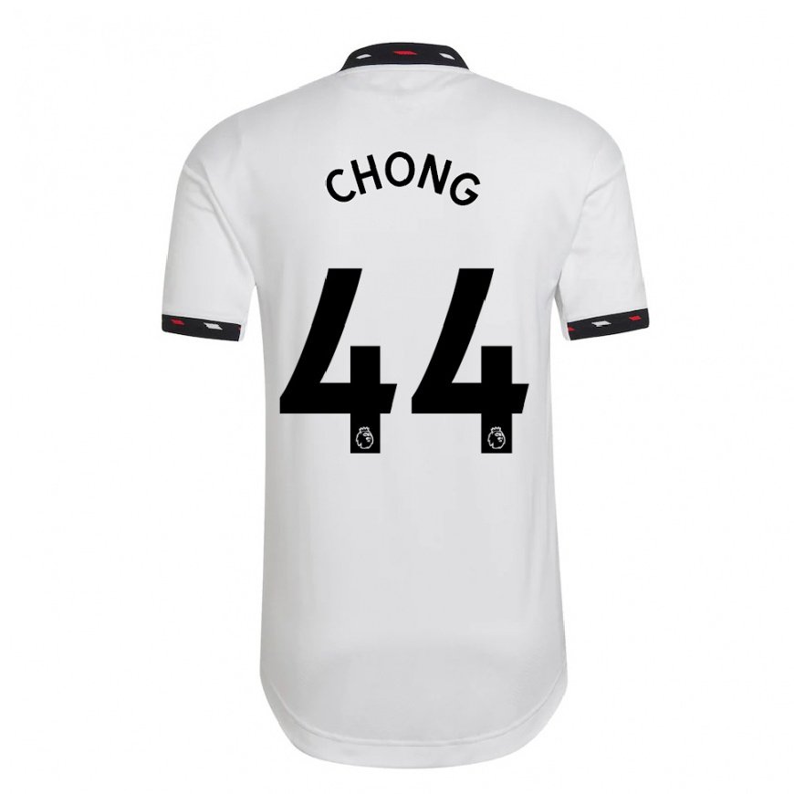 Kandiny Hombre Camiseta Tahith Chong #44 Blanco 2ª Equipación 2022/23 La Camisa Chile