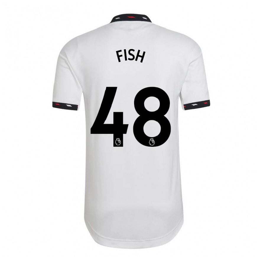 Kandiny Hombre Camiseta Will Fish #48 Blanco 2ª Equipación 2022/23 La Camisa Chile