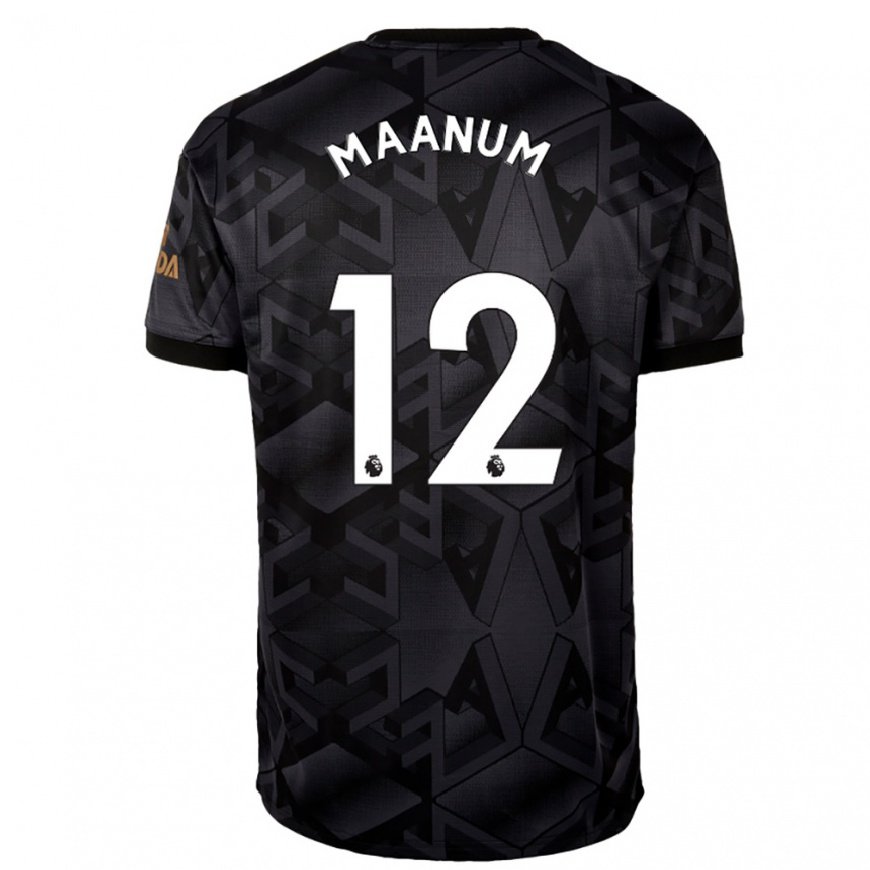 Kandiny Hombre Camiseta Frida Maanum #12 Gris Oscuro 2ª Equipación 2022/23 La Camisa Chile