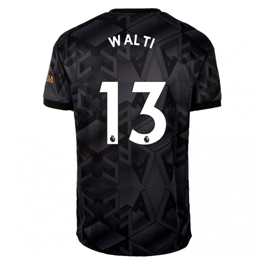 Kandiny Hombre Camiseta Lia Walti #13 Gris Oscuro 2ª Equipación 2022/23 La Camisa Chile