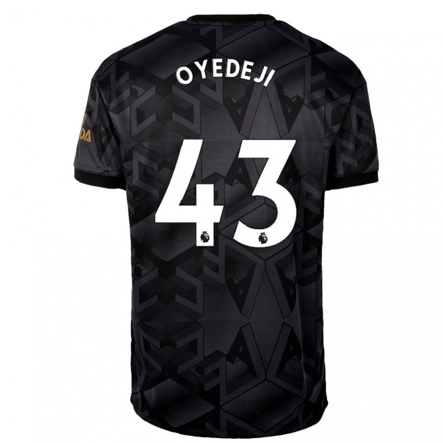 Kandiny Hombre Camiseta Nathan Butler Oyedeji #43 Gris Oscuro 2ª Equipación 2022/23 La Camisa Chile