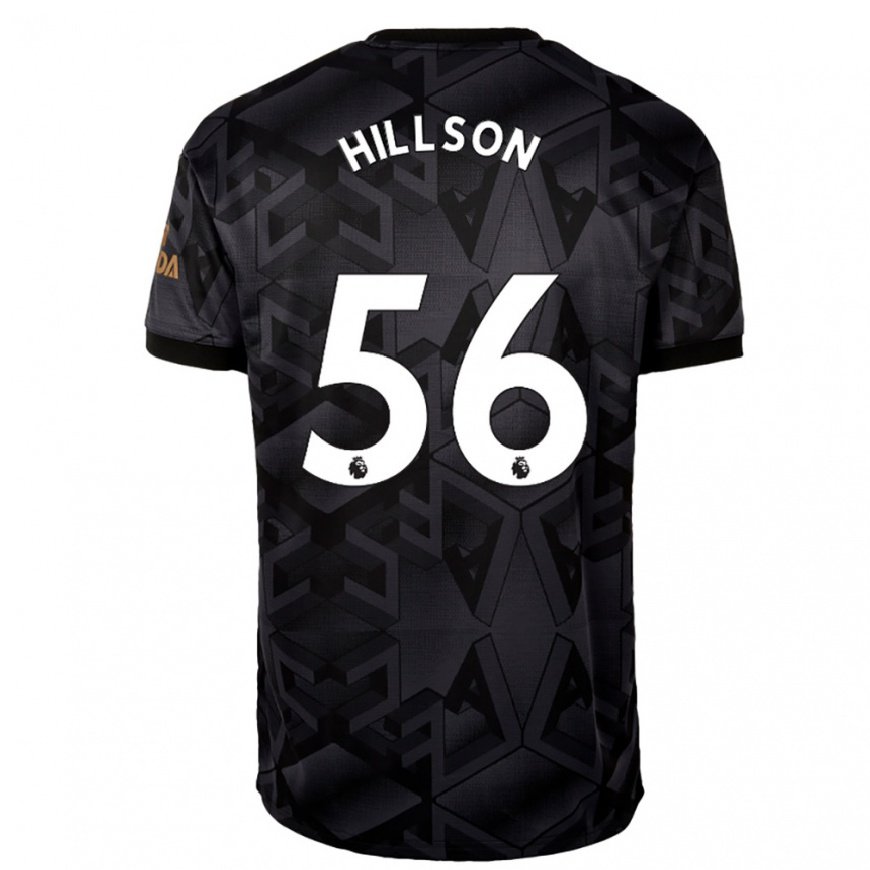 Kandiny Hombre Camiseta James Hillson #56 Gris Oscuro 2ª Equipación 2022/23 La Camisa Chile