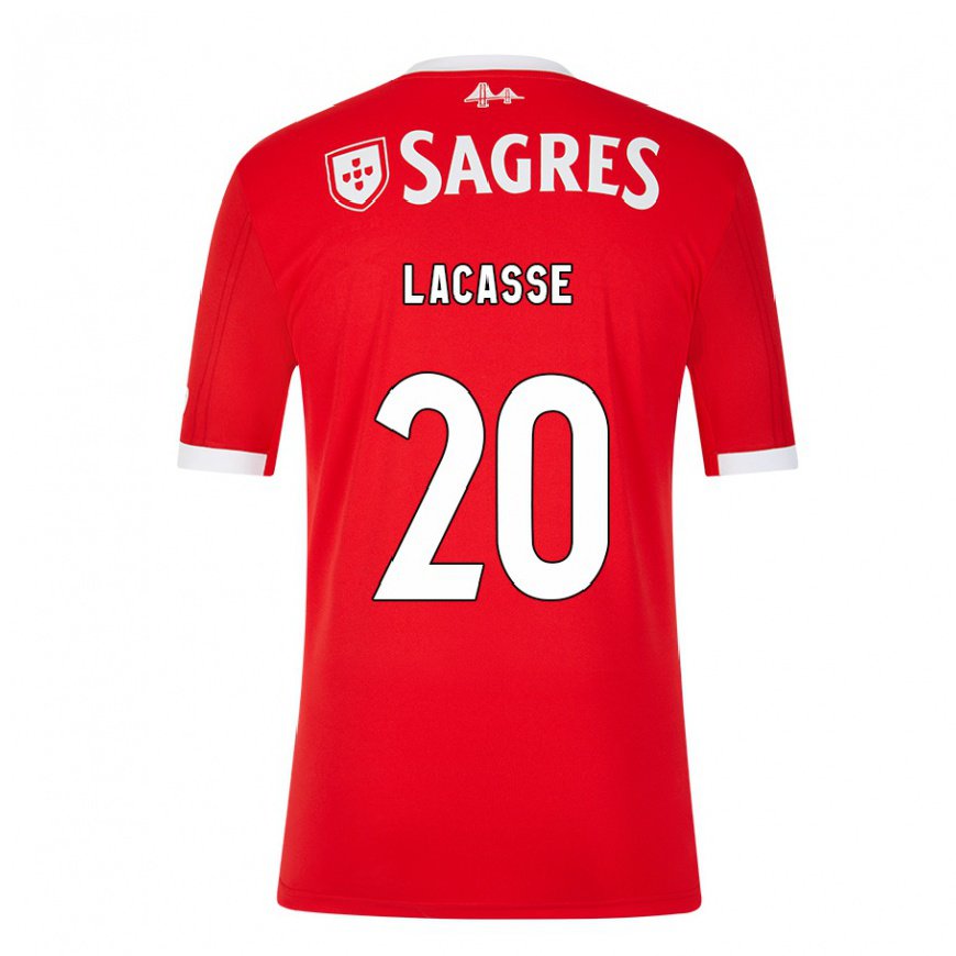 Kandiny Mujer Camiseta Cloe Lacasse #20 Rojo Neón 1ª Equipación 2022/23 La Camisa Chile