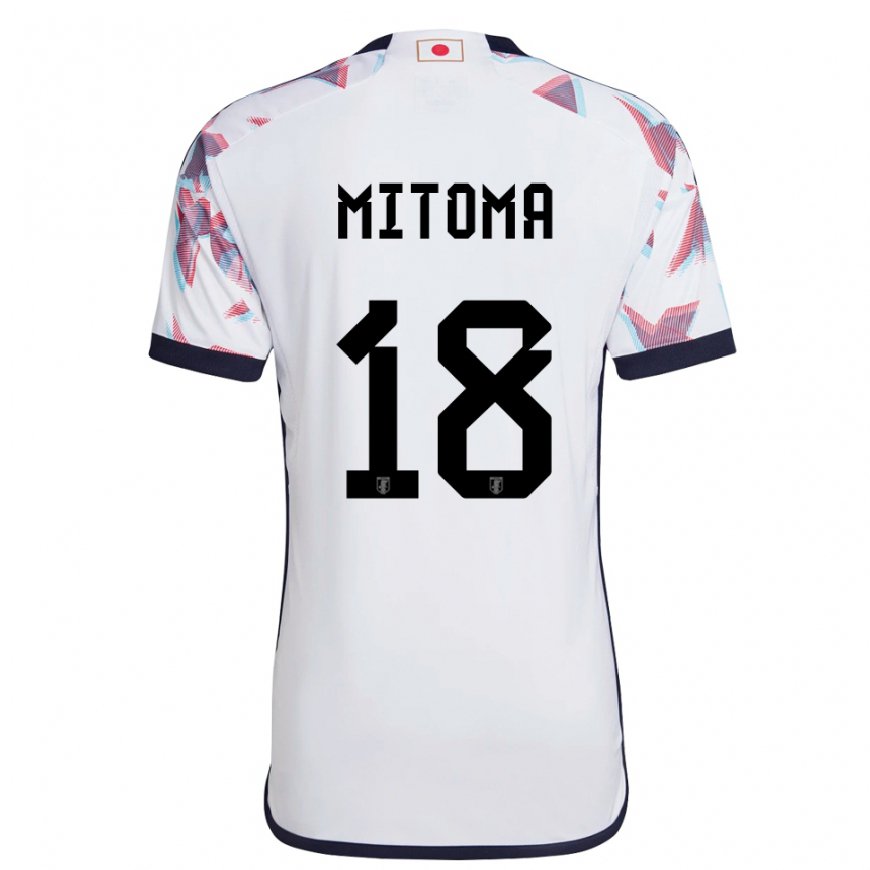 Kandiny Niño Camiseta Japón Kaoru Mitoma #18 Blanco 2ª Equipación 22-24 La Camisa Chile