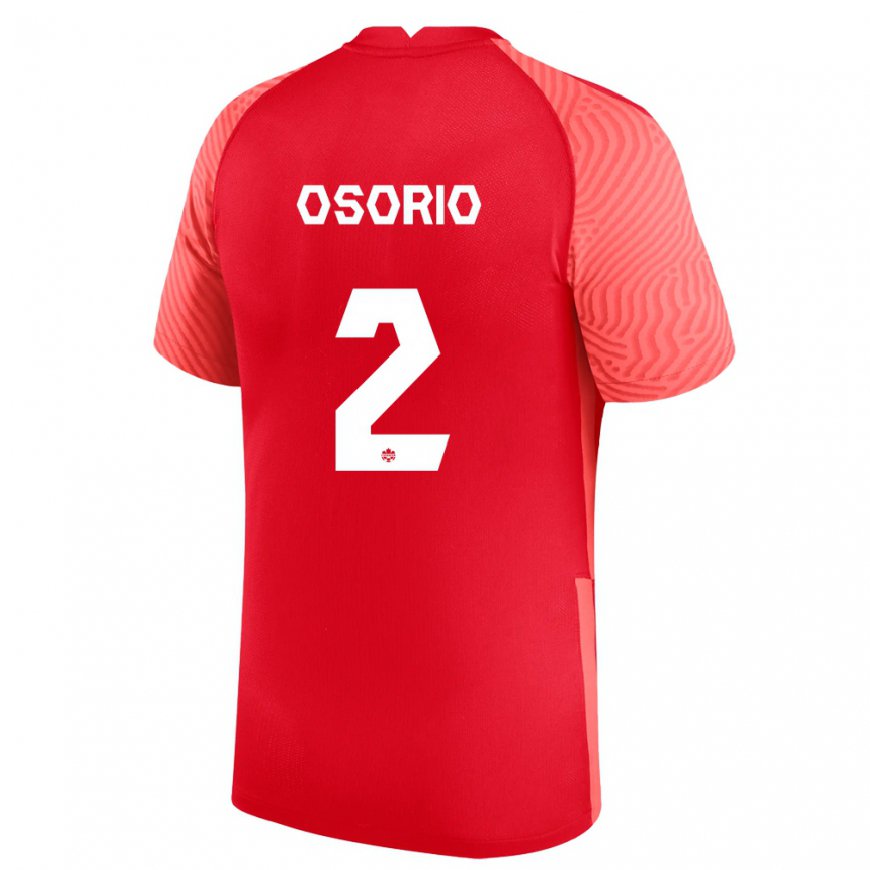 Kandiny Mujer Camiseta Canadá Jonathan Osorio #21 Rojo 1ª Equipación 22-24 La Camisa Chile