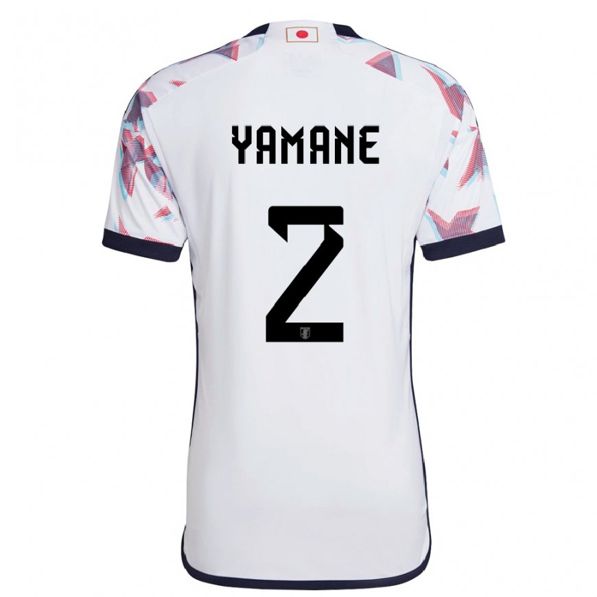 Kandiny Mujer Camiseta Japón Miki Yamane #2 Blanco 2ª Equipación 22-24 La Camisa Chile
