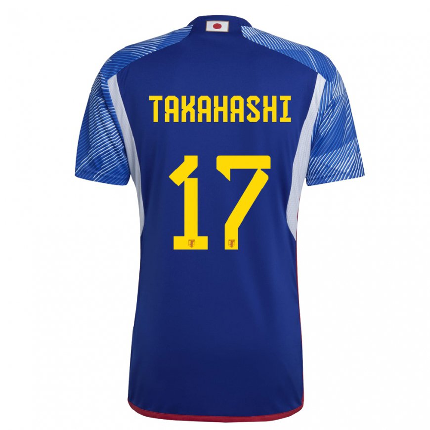 Kandiny Niño Camiseta Japón Hana Takahashi #17 Azul Real 1ª Equipación 22-24 La Camisa Chile