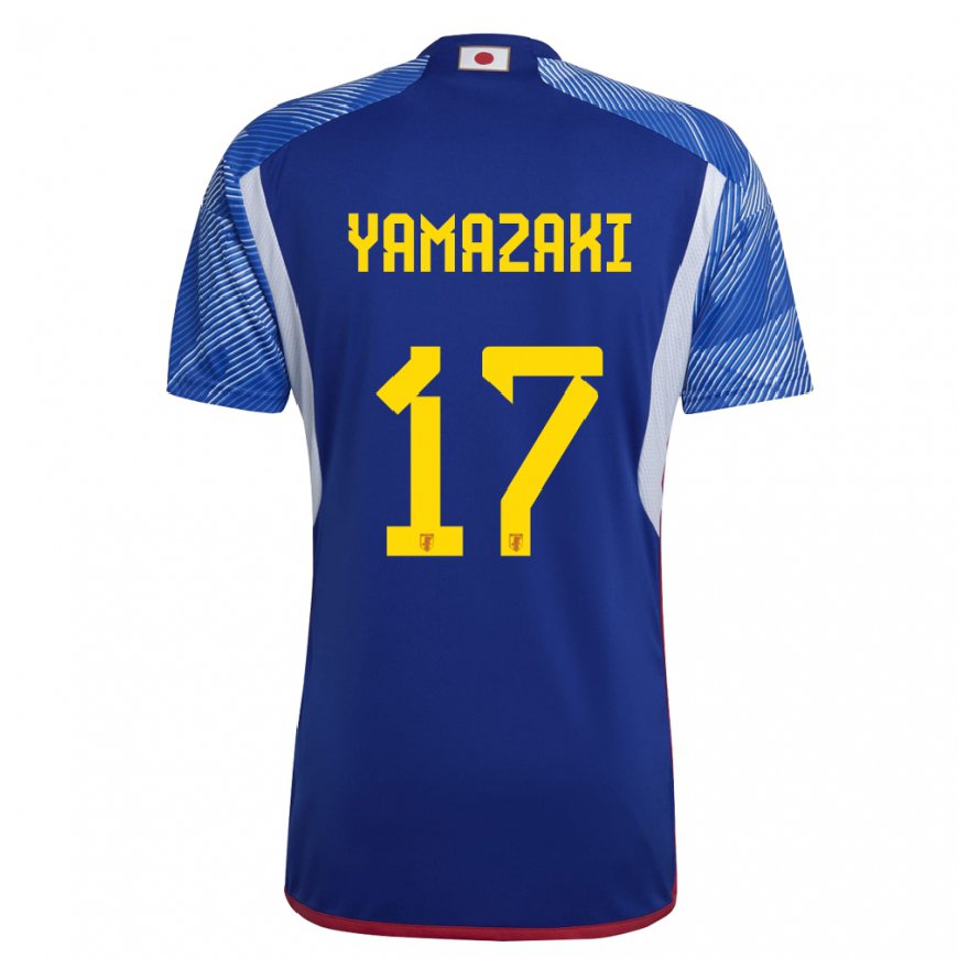Kandiny Niño Camiseta Japón Taishin Yamazaki #17 Azul Real 1ª Equipación 22-24 La Camisa Chile