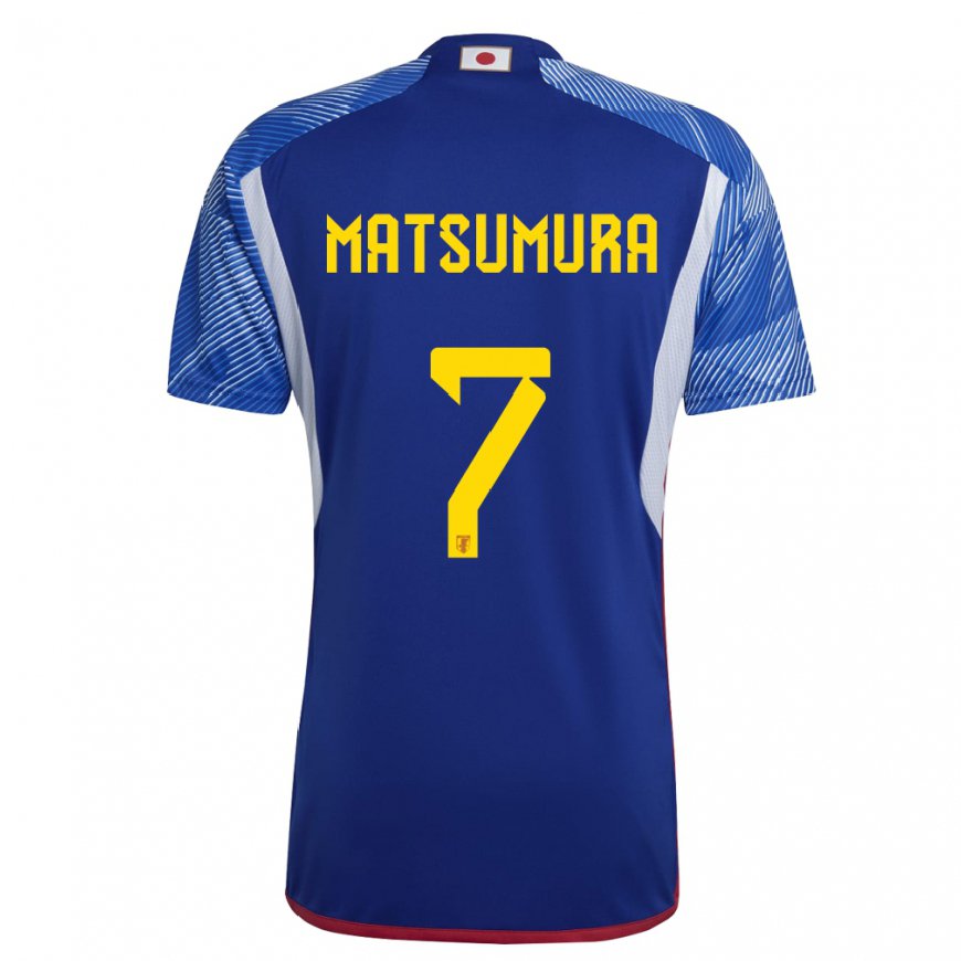 Kandiny Niño Camiseta Japón Kosuke Matsumura #7 Azul Real 1ª Equipación 22-24 La Camisa Chile