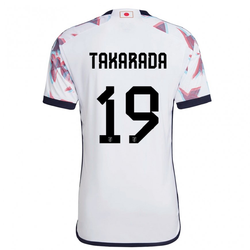 Kandiny Niño Camiseta Japón Saori Takarada #19 Blanco 2ª Equipación 22-24 La Camisa Chile