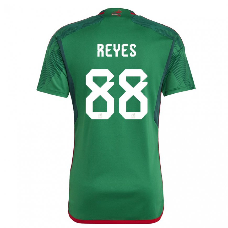 Kandiny Hombre Camiseta México Maricarmen Reyes #88 Verde 1ª Equipación 22-24 La Camisa Chile