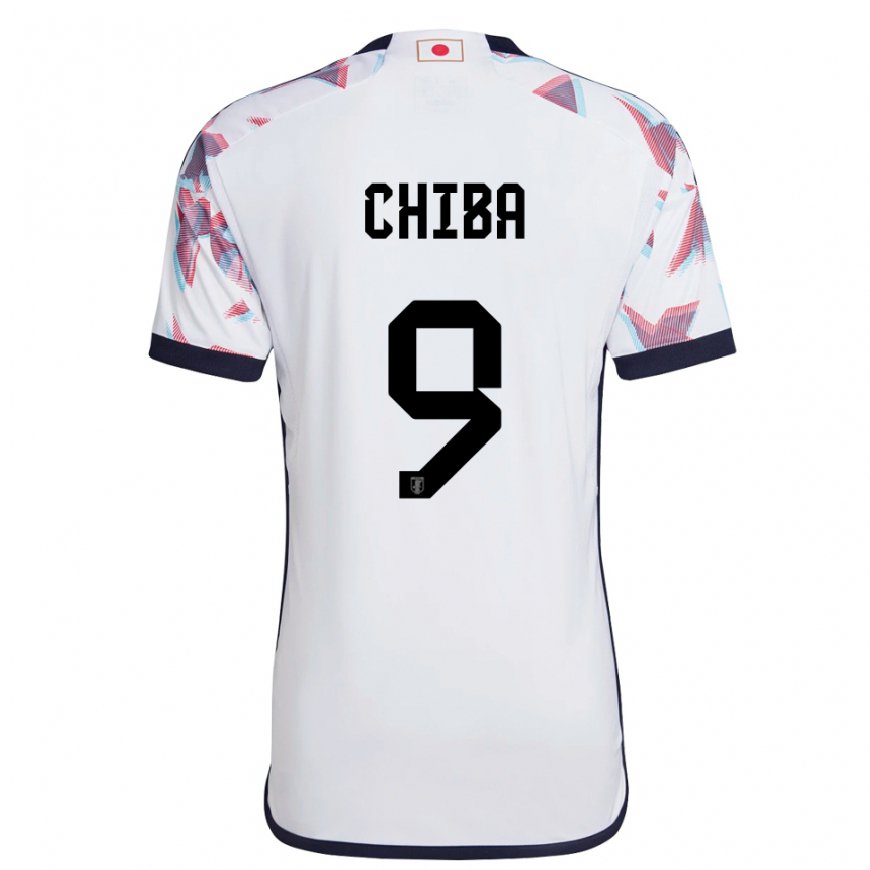 Kandiny Hombre Camiseta Japón Kanta Chiba #9 Blanco 2ª Equipación 22-24 La Camisa Chile