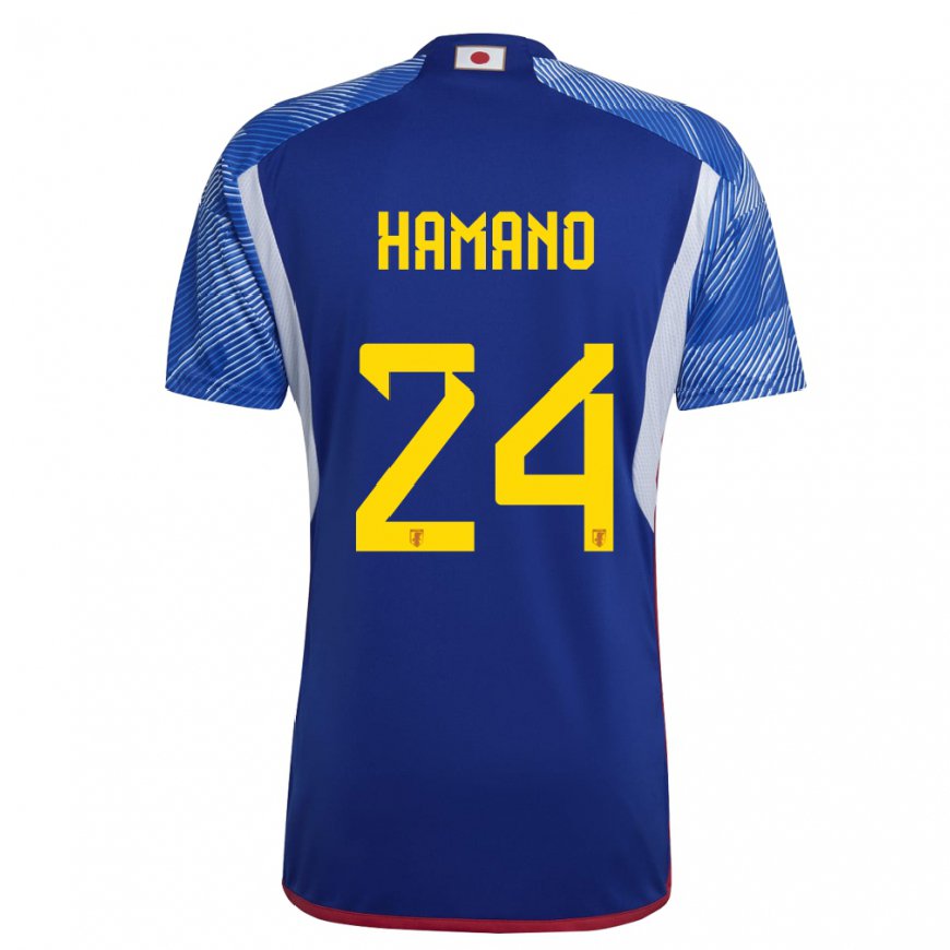 Kandiny Mujer Camiseta Japón Maika Hamano #24 Azul Real 1ª Equipación 22-24 La Camisa Chile