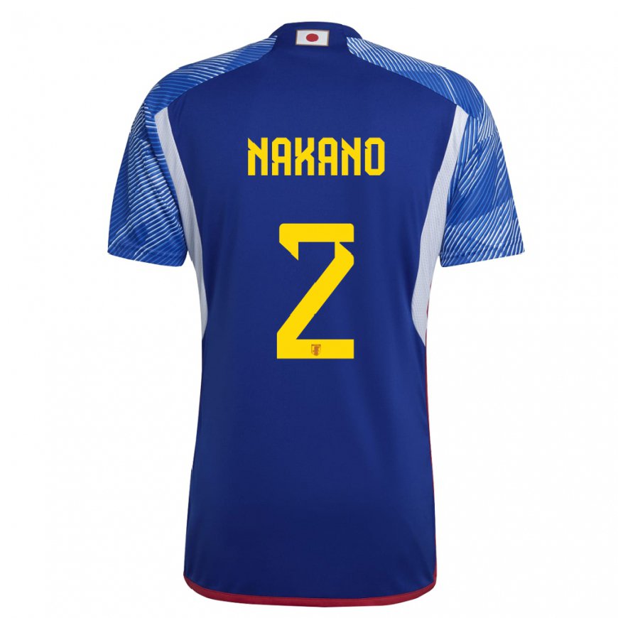 Kandiny Mujer Camiseta Japón Shinya Nakano #2 Azul Real 1ª Equipación 22-24 La Camisa Chile