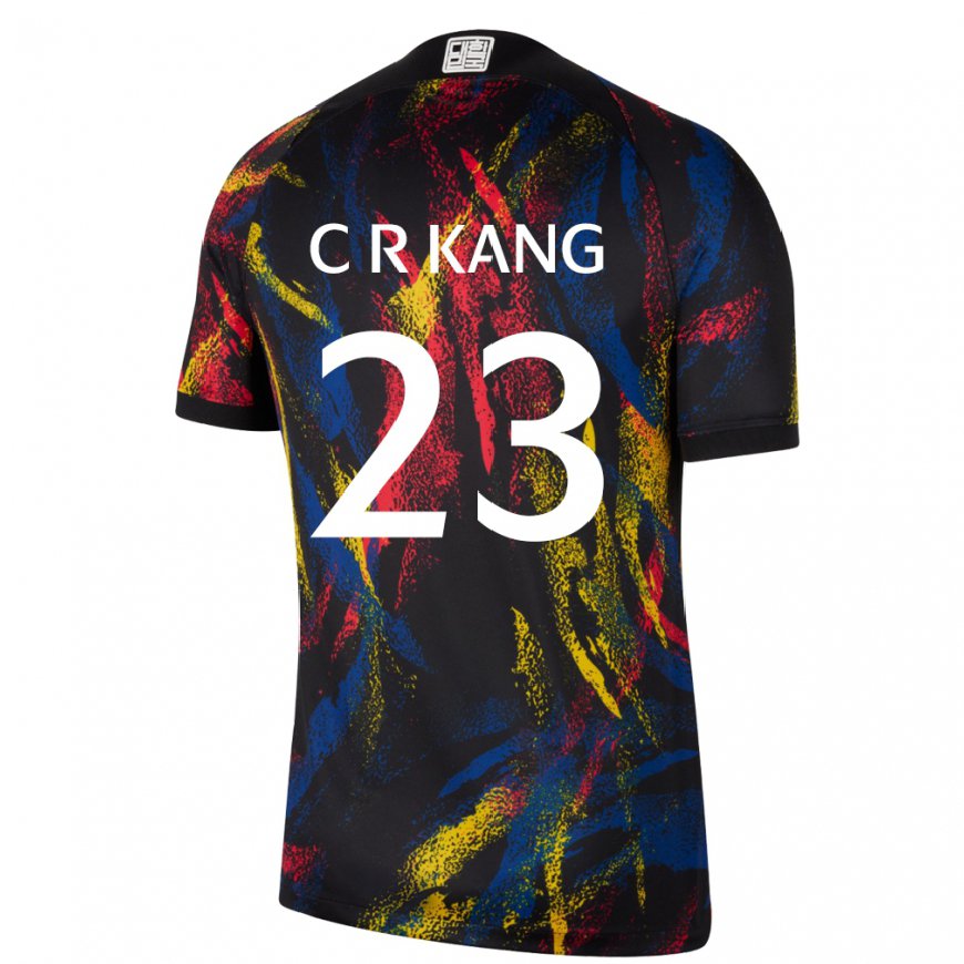 Kandiny Mujer Camiseta Corea Del Sur Kang Chae Rim #23 Multicolor 2ª Equipación 22-24 La Camisa Chile
