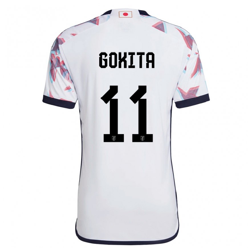 Kandiny Mujer Camiseta Japón Kishin Gokita #11 Blanco 2ª Equipación 22-24 La Camisa Chile