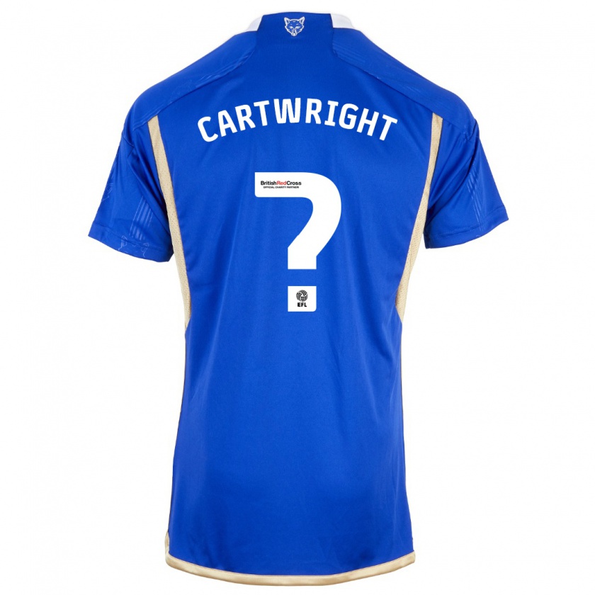 Kandiny Niño Camiseta Henry Cartwright #0 Azul 1ª Equipación 2023/24 La Camisa Chile